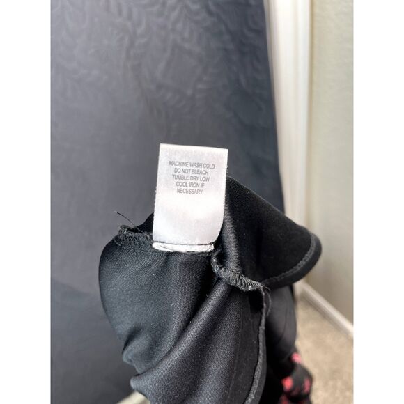 JM Studio By John Meyer Floral Small Dot Sheer Bell Sleeve Dress SZ 10:Pre-Owned - Picture 9 of 10